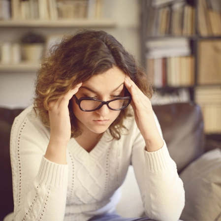Chiropractic Siler City NC Woman With Headache